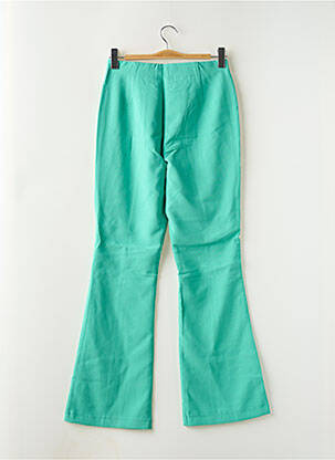 Pantalon evazat elasticitate talie înaltă verde ONLY femeie