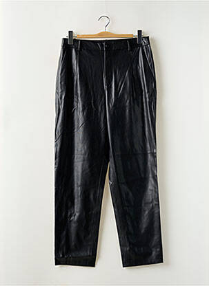Pantalon drept talie cu cleme talie înaltă negru ONLY femeie
