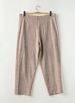 Pantalon drept elasticitate talie înaltă bej TOM TAILOR femeie