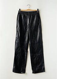 Pantalon drept talie elastică mărime normală negru MANGO femme