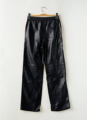 Pantalon drept talie elastică mărime normală negru MANGO femeie