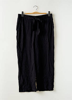 Pantalon 7/8 țesătură poplin mărime normală negru STREET ONE femeie