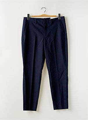 Pantalon chino țesătură poplin mărime normală albastru S.OLIVER femeie