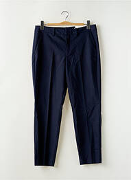 Pantalon chino țesătură poplin mărime normală albastru S.OLIVER femme