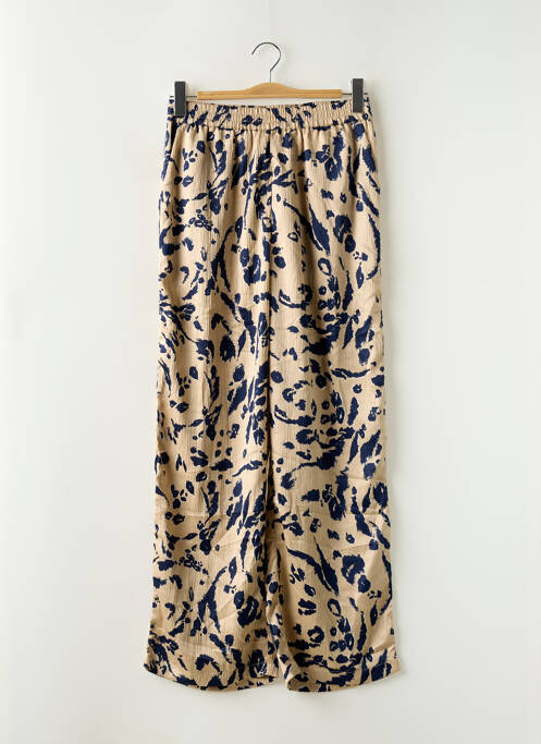 Pantalon larg bej VERO MODA femeie