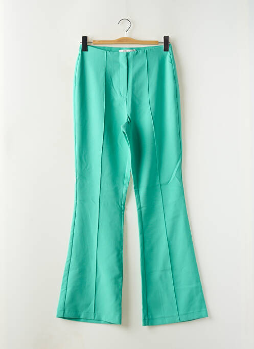 Pantalon evazat verde ONLY femeie