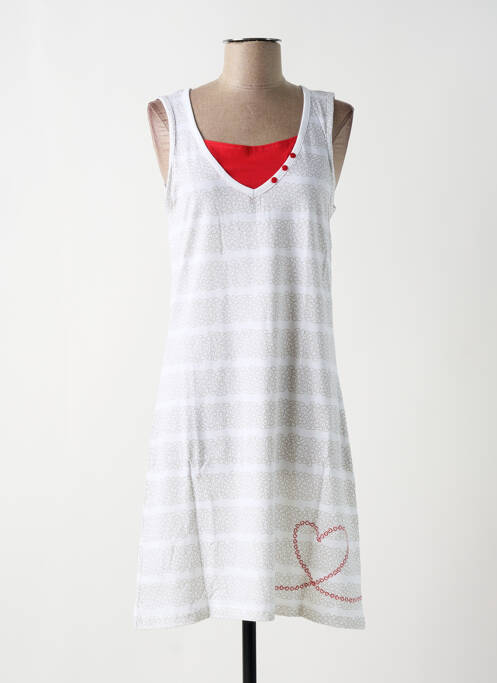 Cămașă de noapte alb ROSE POMME femeie