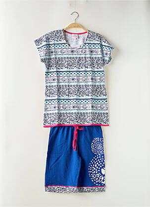 Pijamale scurte albastru ROSE POMME femeie