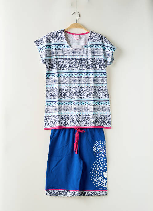 Pijamale scurte albastru ROSE POMME femeie