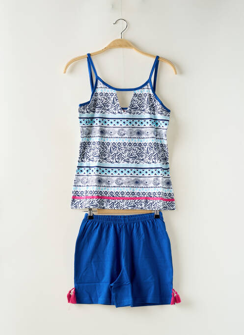 Pijamale scurte albastru ROSE POMME femeie