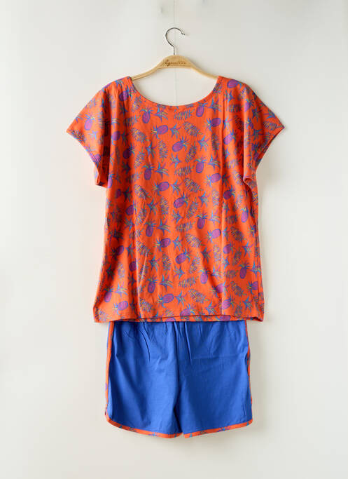 Pijamale scurte portocaliu ROSE POMME femeie