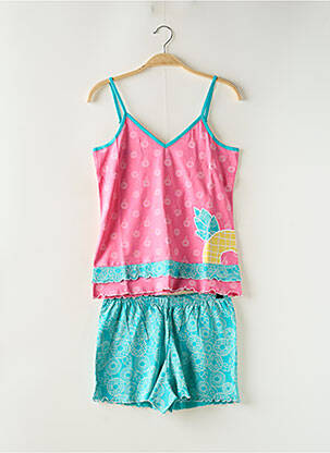 Pijamale scurte roz ROSE POMME femeie