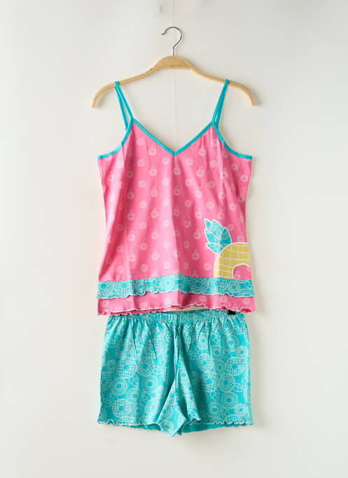 Pijamale scurte roz ROSE POMME femeie