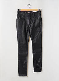 Pantalon slim țesătură acoperită mărime normală negru STREET ONE femme