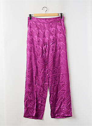 Pantalon larg croială fluidă mărime normală violet AMELIE & AMELIE femeie