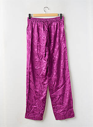 Pantalon larg croială fluidă mărime normală violet AMELIE & AMELIE femeie