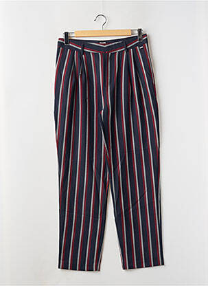 Pantalon drept talie cu cleme talie înaltă albastru PEPE JEANS femeie