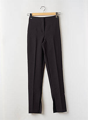 Pantalon drept elasticitate talie înaltă negru MANGO femeie