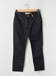 Pantalon 7/8 elasticitate mărime normală negru STREET ONE femeie
