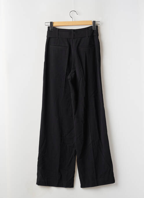 Pantalon larg negru MANGO femeie