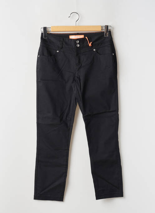 Pantalon 7/8 elasticitate mărime normală negru STREET ONE femme