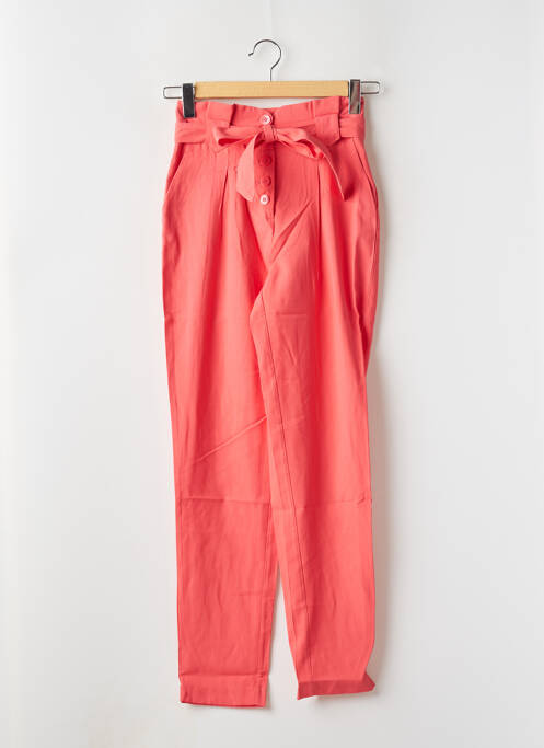 Pantalon drept roz NAF NAF femeie
