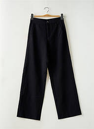 Pantalon drept țesătură crep talie înaltă negru STREET ONE femme