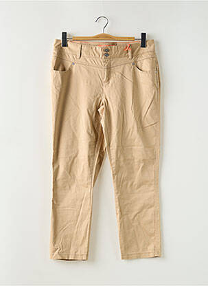 Pantalon slim bej STREET ONE femeie