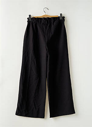 Pantalon larg țesătură crep talie înaltă negru ZABAIONE femeie