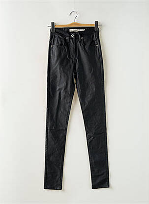 Pantalon cargo talie înaltă talie înaltă negru PLEASE femeie