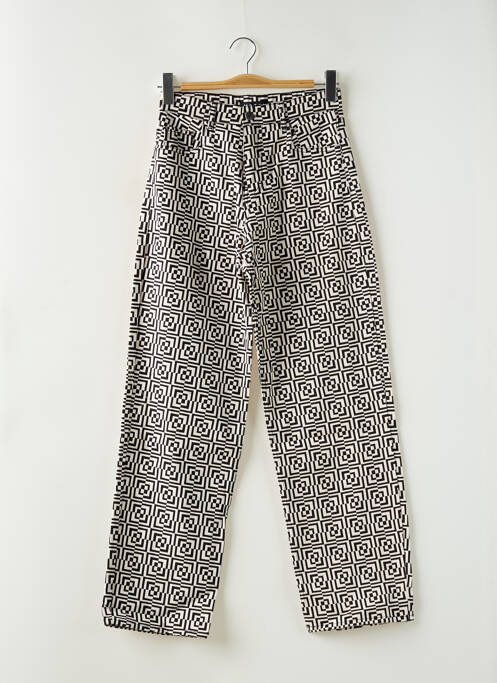 Blugi cu croială dreaptă negru MOTEL femeie