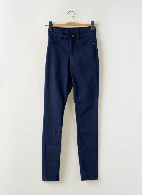 Pantalon slim albastru NAF NAF femeie