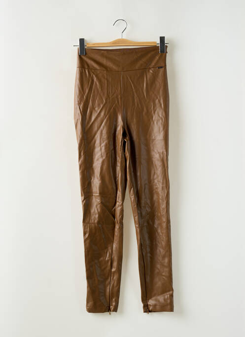 Pantalon slim maro GUESS femeie