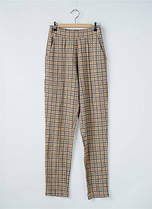 Pantalon slim talie elastică portocalie CEMI BY CÉLINE femeie