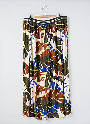 Pantalon larg croială fluidă maro TOM TAILOR femeie