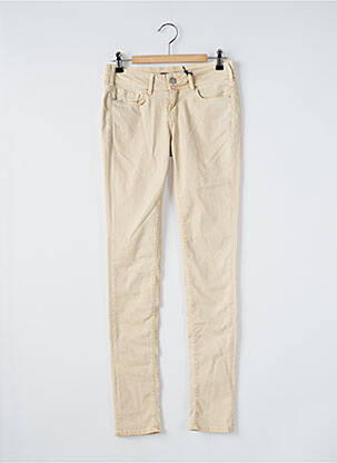 Pantalon slim buzunare bej CIMARRON femeie