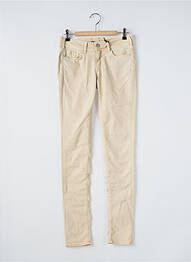 Pantalon slim buzunare bej CIMARRON femeie
