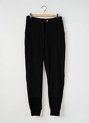 Pantalon drept închidere cu fermoar sub clapetă cu nasturi negru RICH & ROYAL femeie