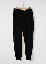 Pantalon drept închidere cu fermoar sub clapetă cu nasturi negru RICH & ROYAL femeie
