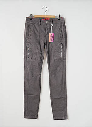 Pantalon slim buzunare gri STREET ONE femeie