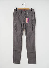 Pantalon slim buzunare gri STREET ONE femeie