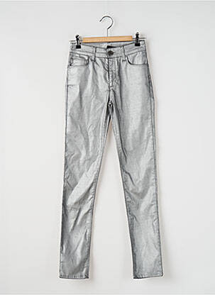 Pantalon slim buzunare gri ASTRID BLACK LABEL femeie