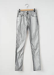 Pantalon slim buzunare gri ASTRID BLACK LABEL femeie