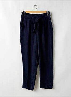 Pantalon drept croială morcov talie înaltă albastru VERO MODA femeie