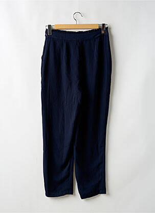 Pantalon drept croială morcov talie înaltă albastru VERO MODA femeie