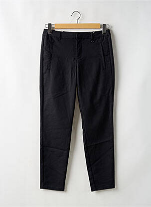 Pantalon chino talie joasă talie joasă negru FRANSA femeie