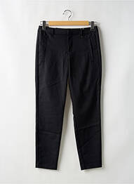 Pantalon chino talie joasă talie joasă negru FRANSA femme