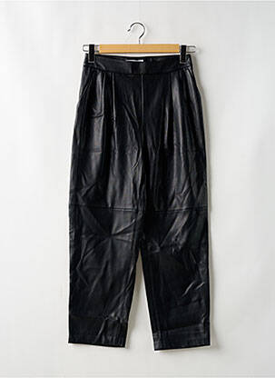 Pantalon drept croială morcov mărime normală negru MANGO femeie
