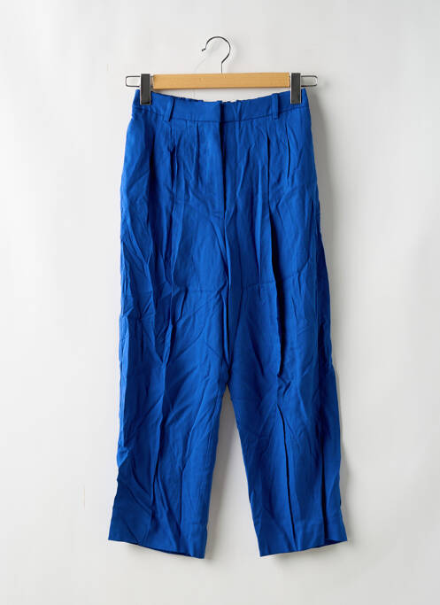 Pantalon drept albastru MANGO femeie