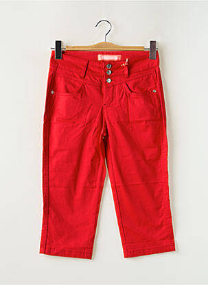 Pantalon trei sferturi roșu STREET ONE femeie